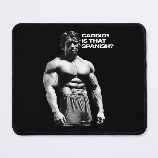 Item preview, Cardio!! is that Spanish? Arnold Schwarzenegger Fan art designed and sold by HuzaifaNaveedh.