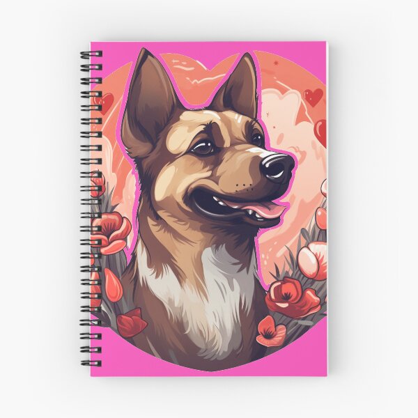 Item preview, Valentine Space Dog Stickers Galactic Wonders Vibrant Space and Planet Sticker Collection Charlie designed and sold by UncleFizziwigs.