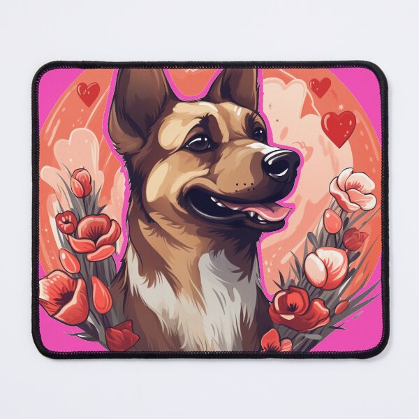 Item preview, Valentine Space Dog Stickers Galactic Wonders Vibrant Space and Planet Sticker Collection Charlie designed and sold by UncleFizziwigs.