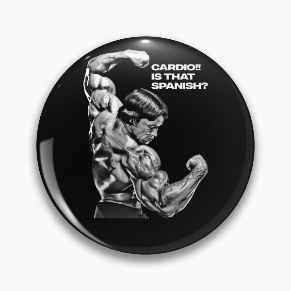 Item preview, Cardio? is that Spanish? Arnold Schwarzenegger Fan art designed and sold by HuzaifaNaveedh.