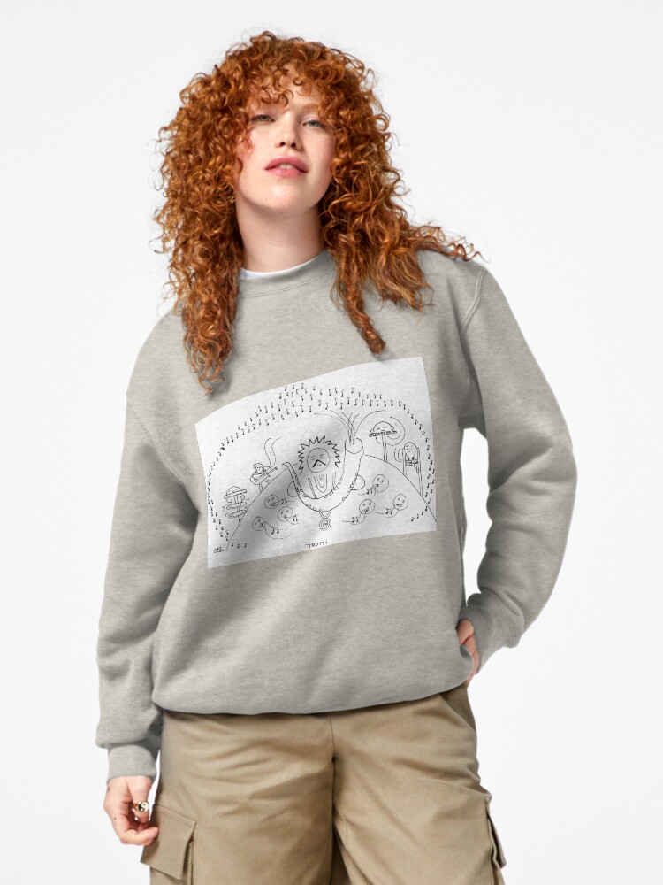 Thumbnail 4 of 7, Pullover Sweatshirt, Truth designed and sold by bromfieldpen.