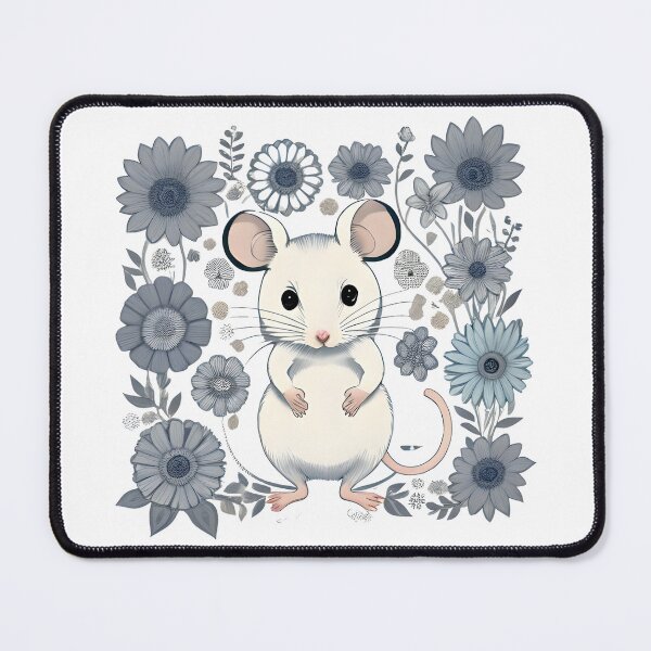 Item preview, Mouse and Flowers designed and sold by WondrousThings.