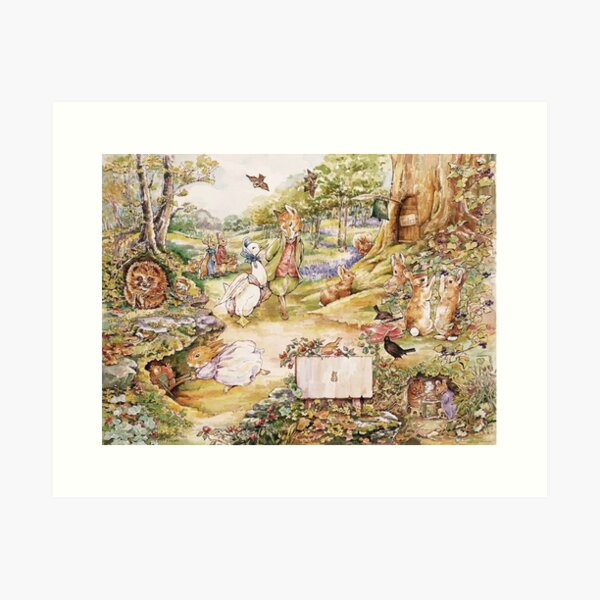 Item preview, Beatrix Potter Peter Rabbit and Forest Friends designed and sold by Deannaboh.