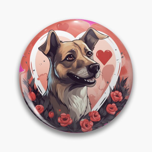 Artikelvorschau, Valentine Space Dog Aufkleber Galactic Wonders Lebendige Weltraum- und Planetenaufkleber-Kollektion Harper entworfen und verkauft von UncleFizziwigs.