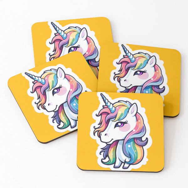 Item preview, Rainbow mane magic: enchanting unicorn for fantasy world lovers designed and sold by digistampdesign.
