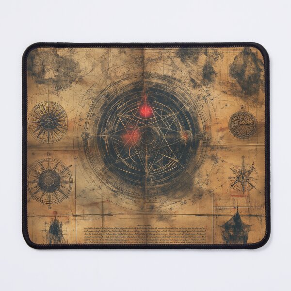 Item preview, Necromantic Wayfinder Grimoire: Enchanted Undead Compass Spells designed and sold by raistlin81.