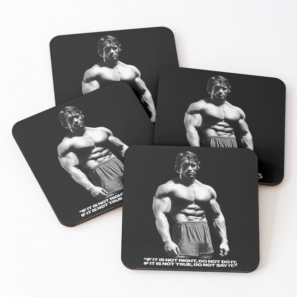 Item preview, Stoic Quote “If it is not right, do not do it, if it is not true, do not say it.” Arnold Schwarzenegger Fan art designed and sold by HuzaifaNaveedh.