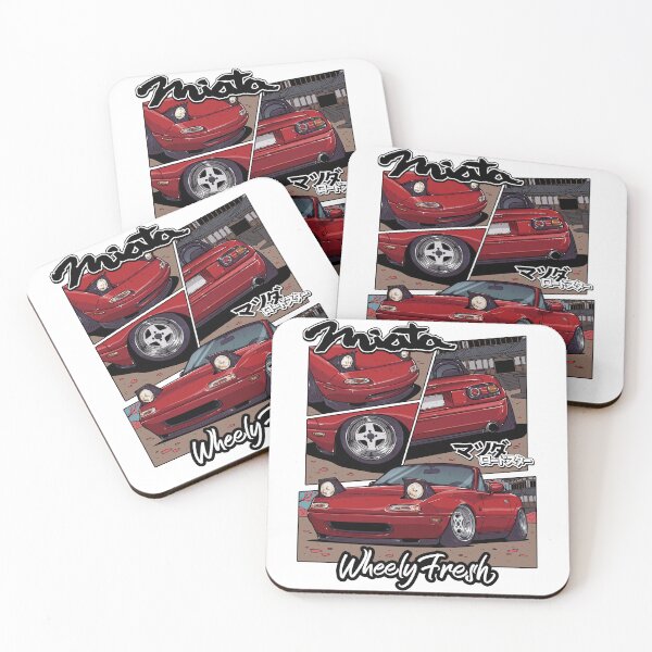 Item preview, Red Mazda MX5 Comic Style Design - WheelyFresh designed and sold by Wheelyfresh.