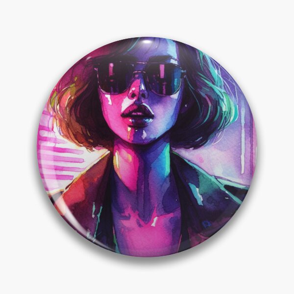 Item preview, Neo Noir Vintage Girl [Watercolor] designed and sold by RESToRAPTOR.