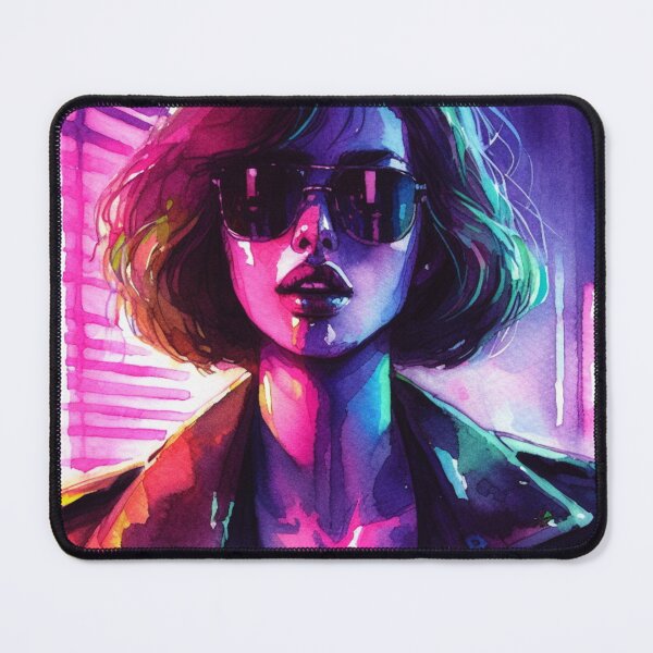 Item preview, Neo Noir Vintage Girl [Watercolor] designed and sold by RESToRAPTOR.