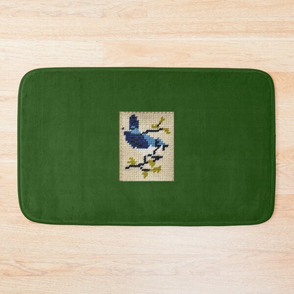 Item preview, Vintage Needlepoint Bird - Blue Jay designed and sold by Nikki Fortuin Arts & Crafts.