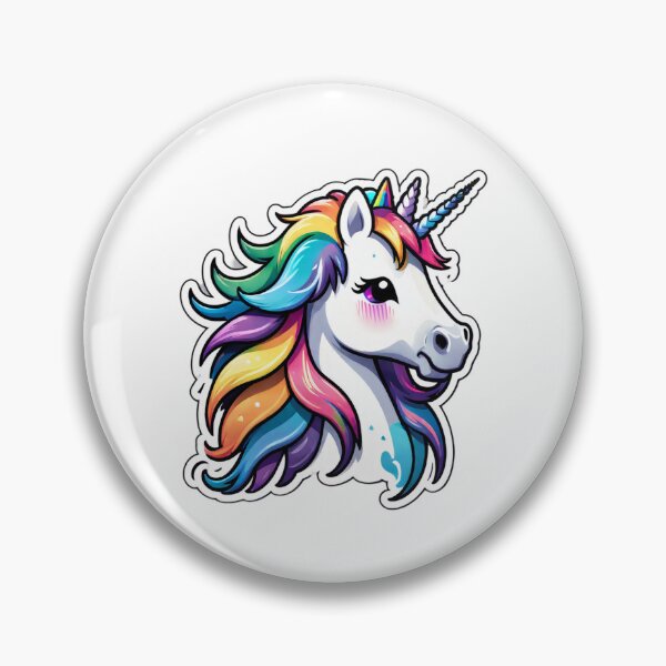 Item preview, Magical rainbow unicorn – a colorful friend for young and old designed and sold by digistampdesign.