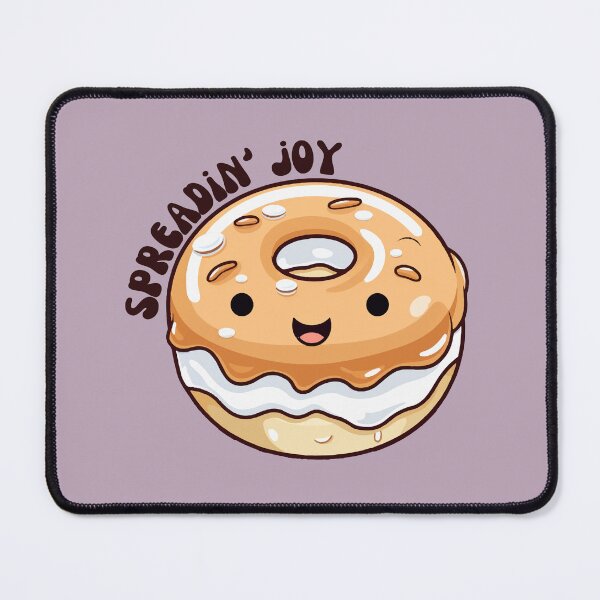 Item preview, Spreadin' Joy Cream Cheese Bagel designed and sold by MySmallChef.