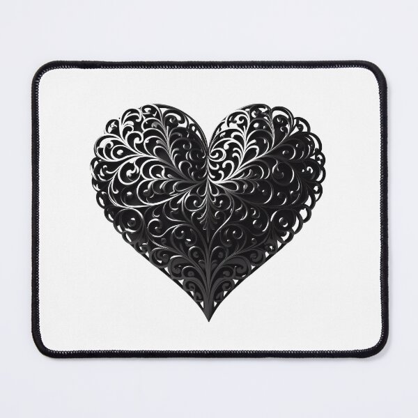 Item preview, Intricately carved Black Heart designed and sold by MissQuiss.
