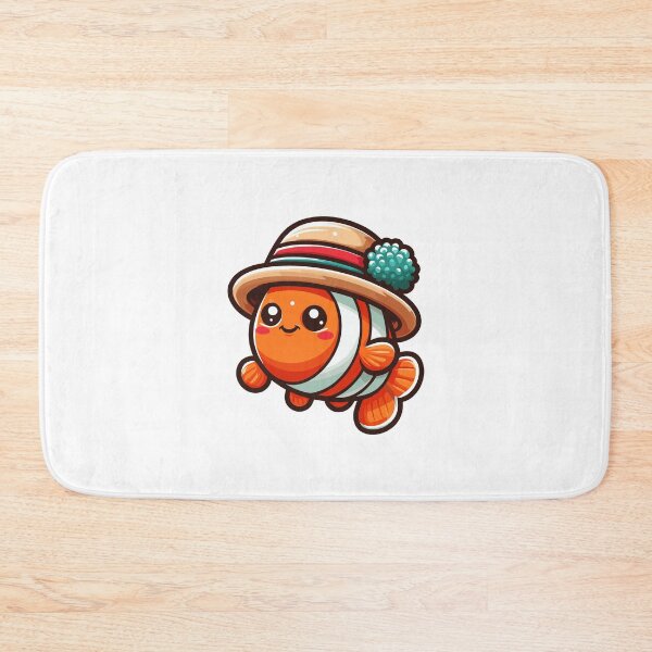 Item preview, Cool Clownfish in Hat designed and sold by ArtfulWeave.