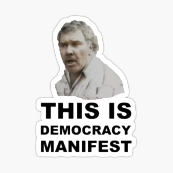Artikel-Vorschau von Das ist das Demokratiemanifest, designt und verkauft von ThreadsCorp.