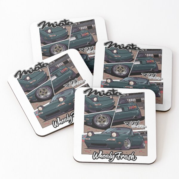 Item preview, Green Mazda MX5 Comic Style Design - WheelyFresh designed and sold by Wheelyfresh.