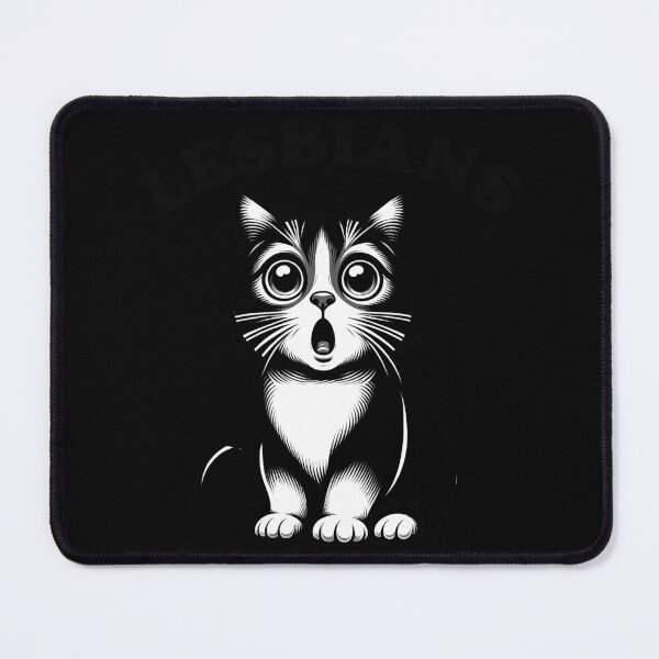 Item preview, Funny Lesbians Eat What Funny Cat LGBT Pride Pun Women designed and sold by BlueBerry-Pengu.