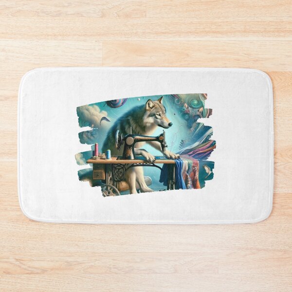 Item preview, Sewing wolf Gifts for sewers designed and sold by IdeaPerla.