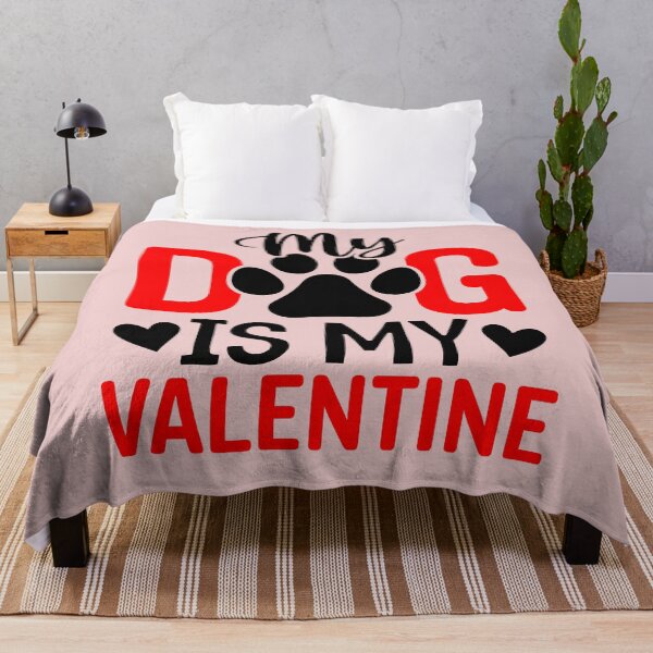 Item preview, My Dog is My Valentine Paw Print Valentines Day designed and sold by darkskydelights.