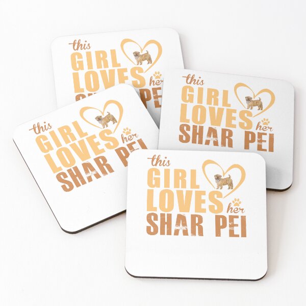 Item preview, This Girl Loves Her Shar-Pei! Especially for Shar-Pei Dog Lovers! designed and sold by rs-designs.