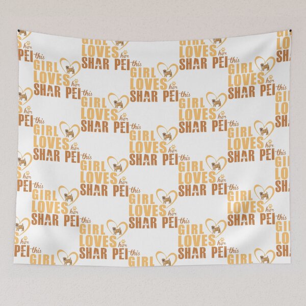 Item preview, This Girl Loves Her Shar-Pei! Especially for Shar-Pei Dog Lovers! designed and sold by rs-designs.