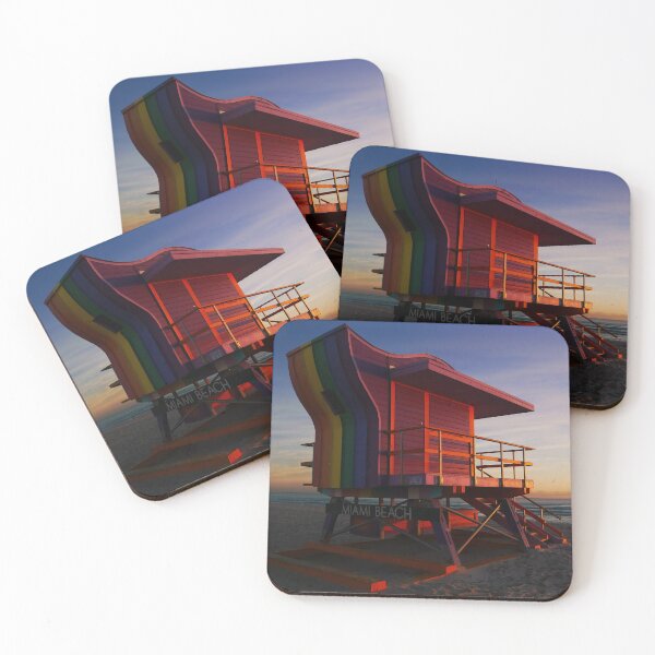 Item preview, Dawning Day – Pride Lifeguard Tower designed and sold by Chrystyne Novack.