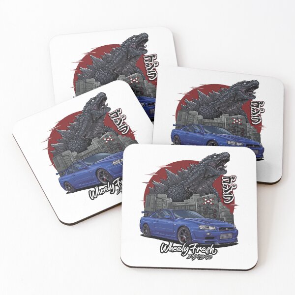 Item preview, Blue Nissan GTR Godzilla Design - WheelyFresh designed and sold by Wheelyfresh.