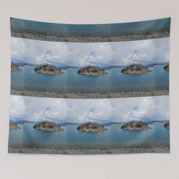 Item preview, Albertan Mountain-Lake Island designed and sold by Pachewba.
