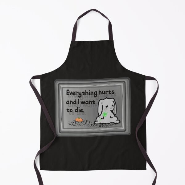 Item preview, Everything Hurts and I Want to Die *Black and Gray* designed and sold by BestPlace4Nutn.