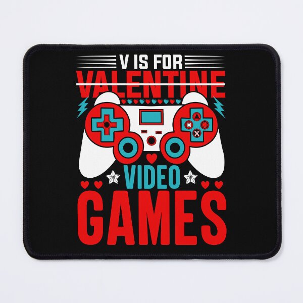Item preview, V is For Valentine Video Games designed and sold by darkskydelights.