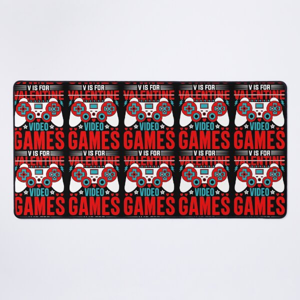 Item preview, V is For Valentine Video Games designed and sold by darkskydelights.