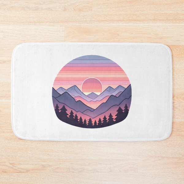Item preview, Sunset Hues over Mountain Peaks designed and sold by UmbrellaStudio1.