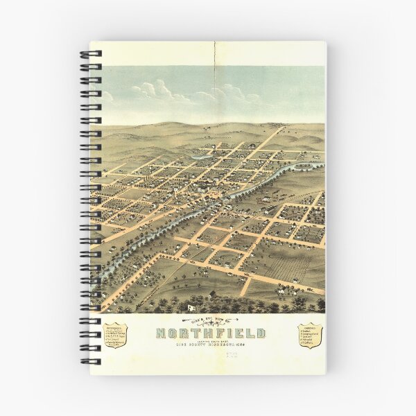 Item preview, Northfield, Minnesota (1869) designed and sold by allhistory.