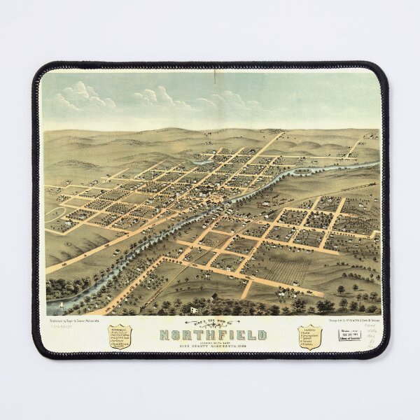 Item preview, Northfield, Minnesota (1869) designed and sold by allhistory.