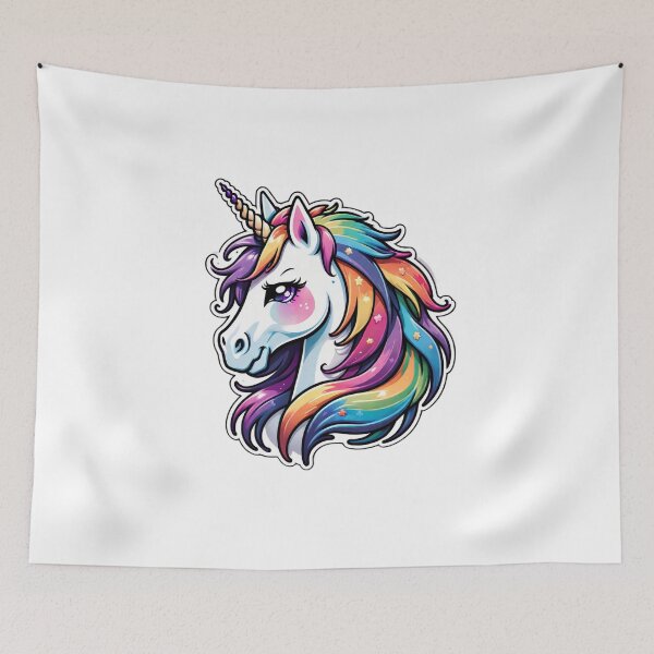 Item preview, Magical Starry Unicorn – A mythical creature full of magic and joy designed and sold by digistampdesign.