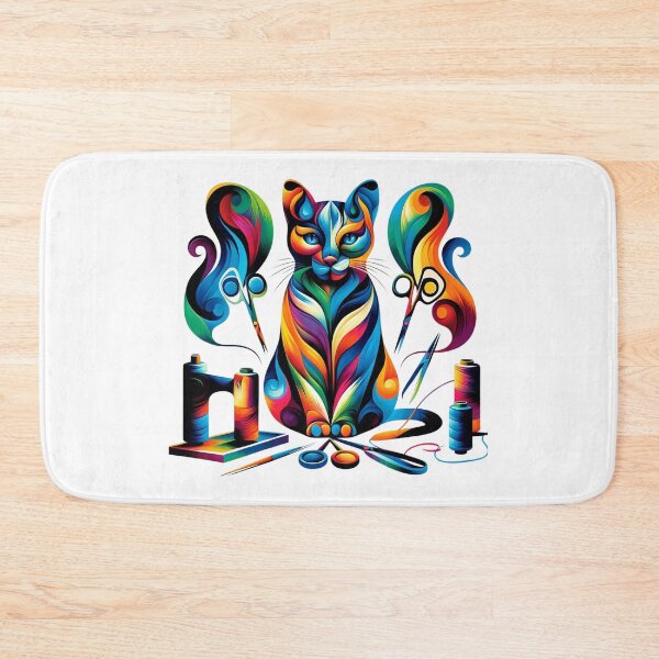 Item preview, Sewing cat Gifts for sewers designed and sold by IdeaPerla.