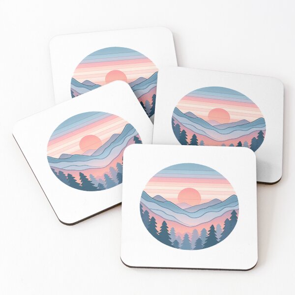 Item preview, Sunrise Serenity in Mountain Valley designed and sold by UmbrellaStudio1.