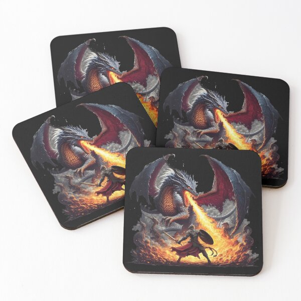 Item preview, Knight fighting a Dragon designed and sold by JoeDusosky.