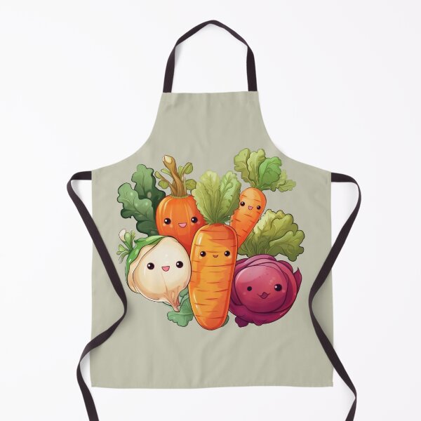 Item preview, cartoon style mixed vegetables Beautiful colored vegetable anime border vector designed and sold by Mata-Win.