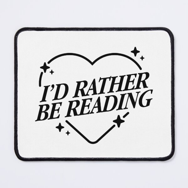 Item preview, I'd Rather Be Reading Sparkly Heart designed and sold by AlliMarieArt.
