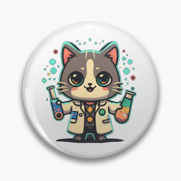 Item preview, Lab cat designed and sold by StickerStyleHub.
