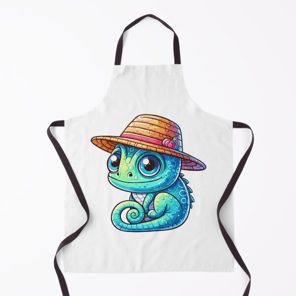Item preview, Cool Chameleon in Hat designed and sold by ArtfulWeave.
