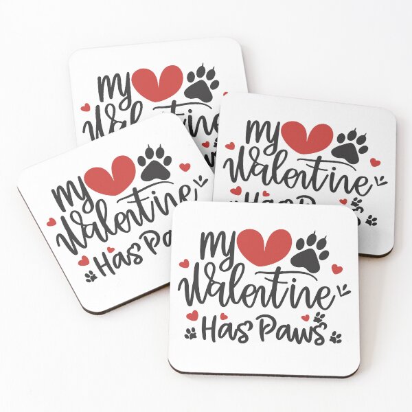 Item preview, My Valentine Has Paws designed and sold by malecart.