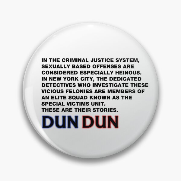 Item preview, SVU intro. DUN DUN. designed and sold by CoCoArt-Ua.