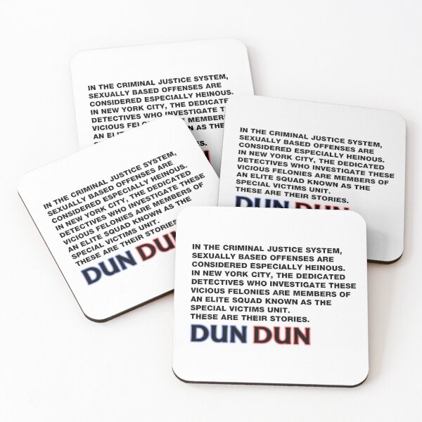 Item preview, SVU intro. DUN DUN. designed and sold by CoCoArt-Ua.