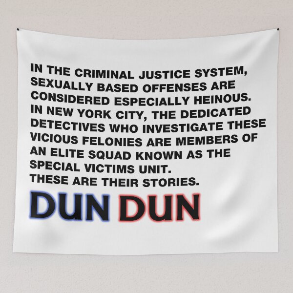 Item preview, SVU intro. DUN DUN. designed and sold by CoCoArt-Ua.