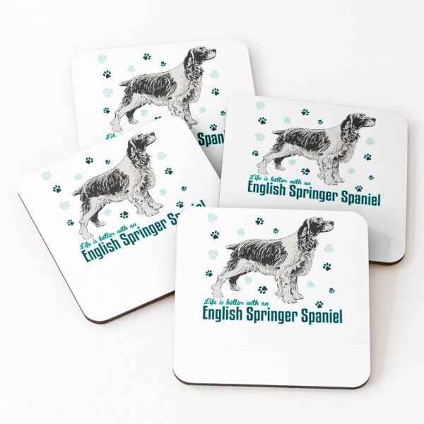 Artikelvorschau, Mit einem English Springer Spaniel ist das Leben besser! Speziell für Englisch-Springer-Spaniel-Hundeliebhaber! entworfen und verkauft von rs-designs.
