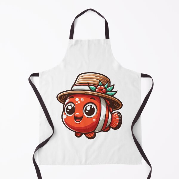 Item preview, Stylish Clownfish with Hat designed and sold by ArtfulWeave.