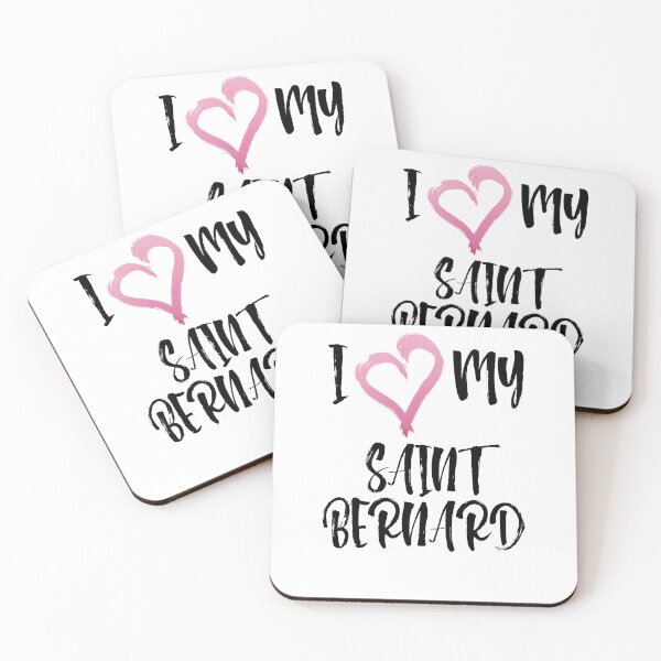 Item preview, I Heart My Saint Bernard! Especially for Saint Bernard Dog Lovers! designed and sold by rs-designs.